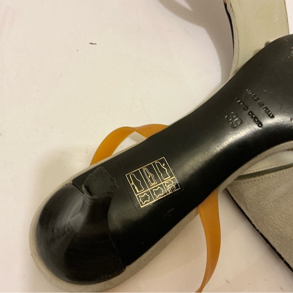 Alexander Wang low heels slingback suede color block size 39 - Picture 5 of 9